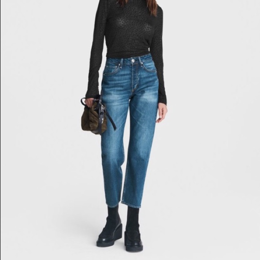 NWT Rag&Bone Maya high rise slim jeans- Jasper